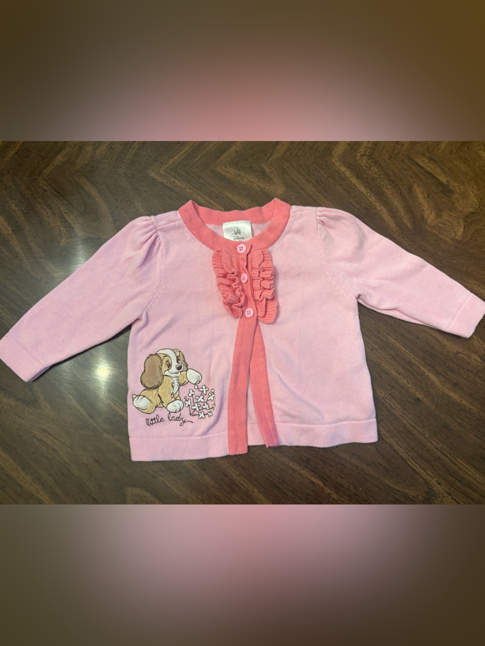 Disney Y2K Lady And The Tramp Infant Cardigan